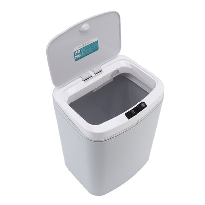 Smart Trash Can 16L Infrared Induction Button Control Manual Mute Household Automatic Trash Can with Night V1294-YM0523-3113220058412