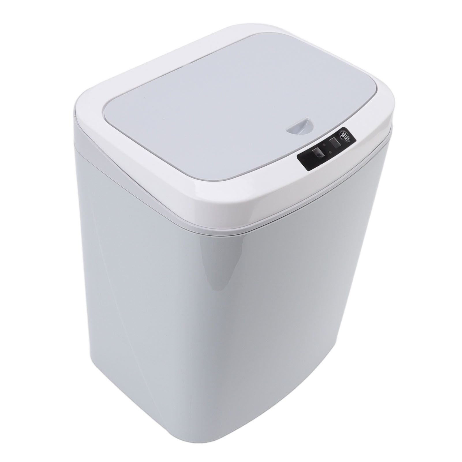 Smart Trash Can 16L Infrared Induction Button Control Manual Mute Household Automatic Trash Can with Night V1294-YM0523-3113220058412