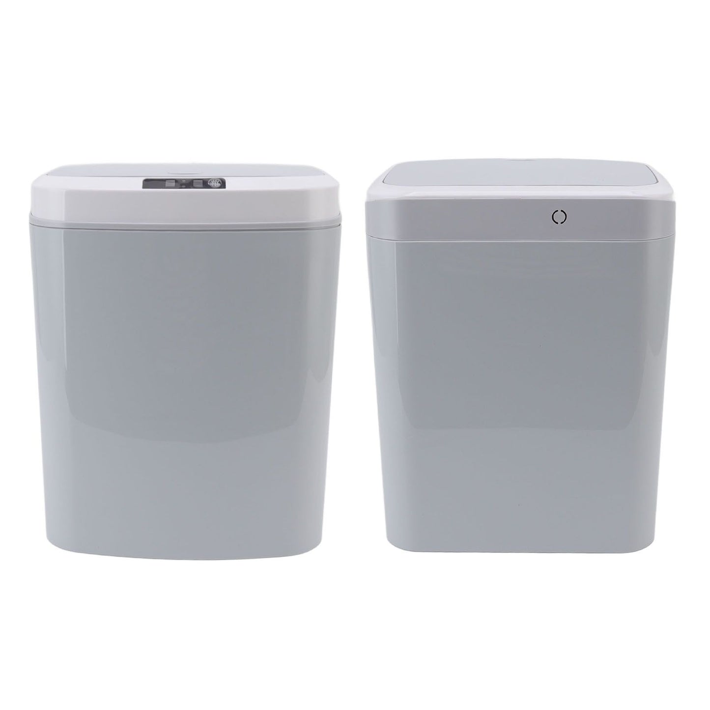Smart Trash Can 16L Infrared Induction Button Control Manual Mute Household Automatic Trash Can with Night V1294-YM0523-3113220058412