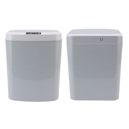 Smart Trash Can 16L Infrared Induction Button Control Manual Mute Household Automatic Trash Can with Night V1294-YM0523-3113220058412