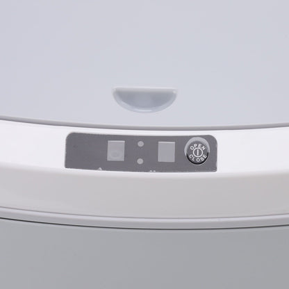 Smart Trash Can 16L Infrared Induction Button Control Manual Mute Household Automatic Trash Can with Night V1294-YM0523-3113220058412