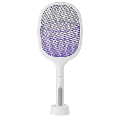 Electric Mosquito Swatter 5V 1A Rechargeable Efficient 2 in 1 Electric Mosquito Bat with LED Light for Home V1294-YM0523-3113220058611