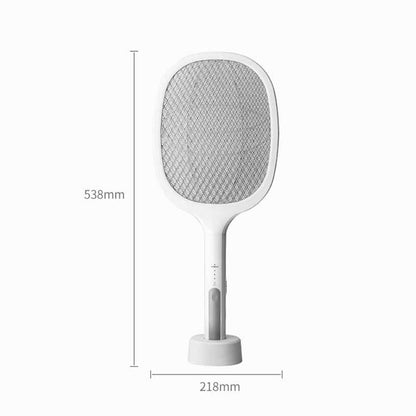 Electric Mosquito Swatter 5V 1A Rechargeable Efficient 2 in 1 Electric Mosquito Bat with LED Light for Home V1294-YM0523-3113220058611