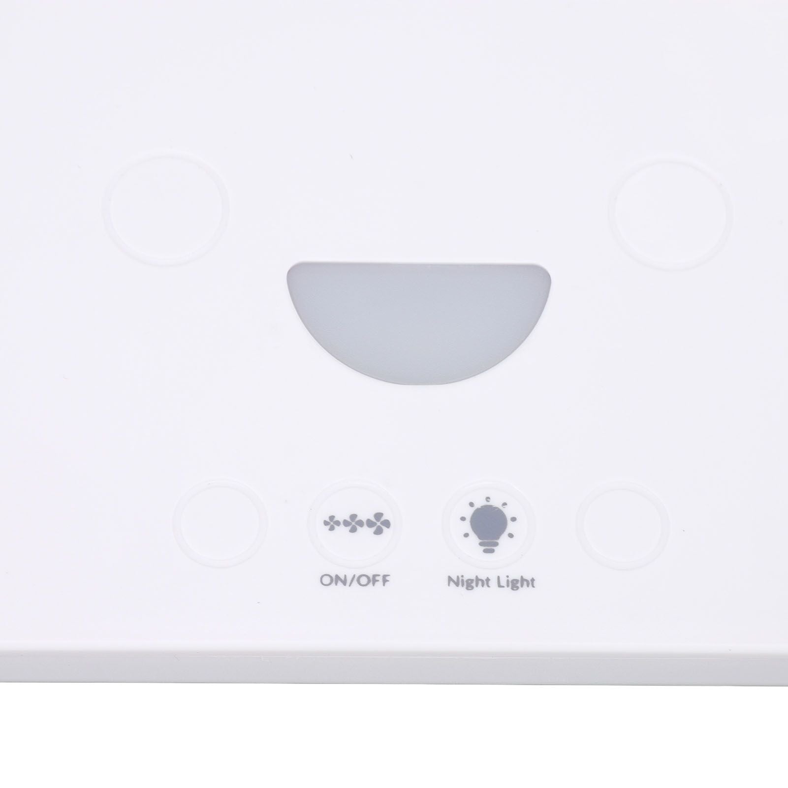 USB Desk Fan Support Wireless Phone Charging Dimmable Night Light 3 Speeds 180 Degrees Adjustable Small Desk V1294-YM0523-3113220061111