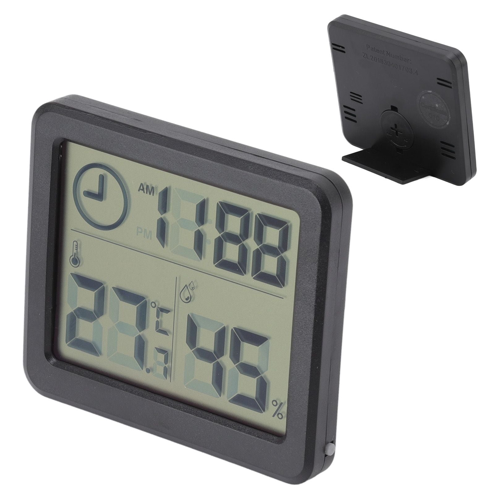 Digital Thermometer Hygrometer High Accuracy Four Stomatal Monitoring Temperature Humidity Tester with 3.2in V1294-YM0523-3113220061311