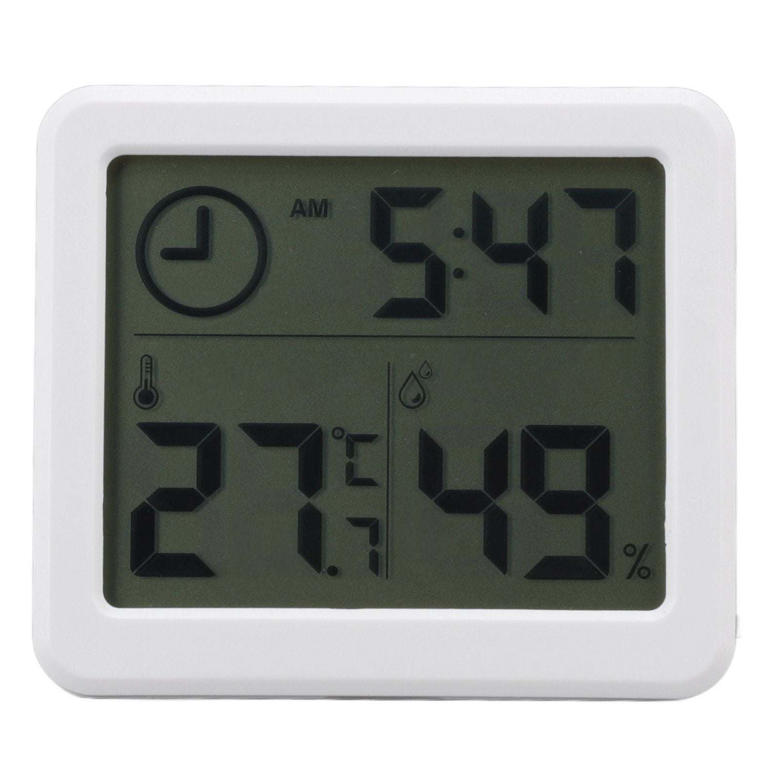 Digital Thermometer Hygrometer High Accuracy Four Stomatal Monitoring Temperature Humidity Tester with 3.2in V1294-YM0523-3113220061312