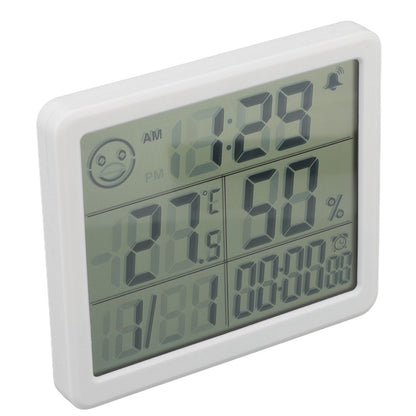 Digital Thermometer Hygrometer Alarm Clock Sensitive Induction High Accuracy Electronic Hygrometer with 5in V1294-YM0523-3113220061511