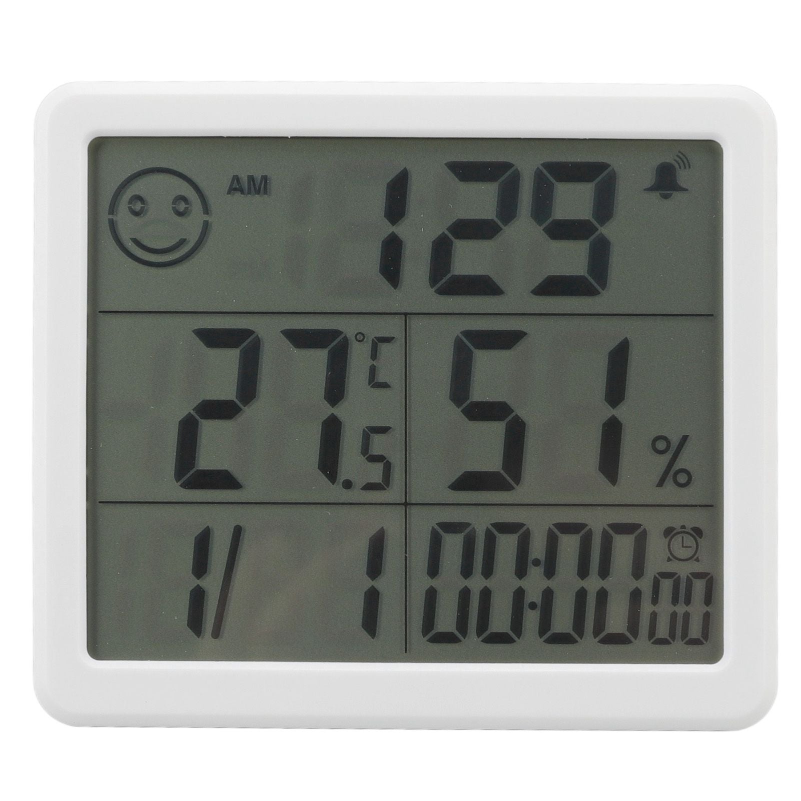 Digital Thermometer Hygrometer Alarm Clock Sensitive Induction High Accuracy Electronic Hygrometer with 5in V1294-YM0523-3113220061511