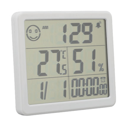 Digital Thermometer Hygrometer Alarm Clock Sensitive Induction High Accuracy Electronic Hygrometer with 5in V1294-YM0523-3113220061511