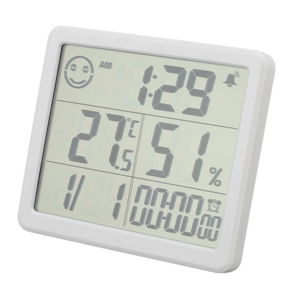 Digital Thermometer Hygrometer Alarm Clock Sensitive Induction High Accuracy Electronic Hygrometer with 5in V1294-YM0523-3113220061511