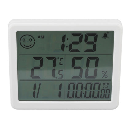 Digital Thermometer Hygrometer Alarm Clock Sensitive Induction High Accuracy Electronic Hygrometer with 5in V1294-YM0523-3113220061511