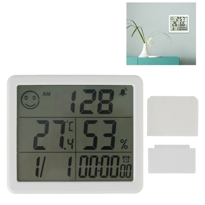 Digital Thermometer Hygrometer Alarm Clock Sensitive Induction High Accuracy Electronic Hygrometer with 5in V1294-YM0523-3113220061511