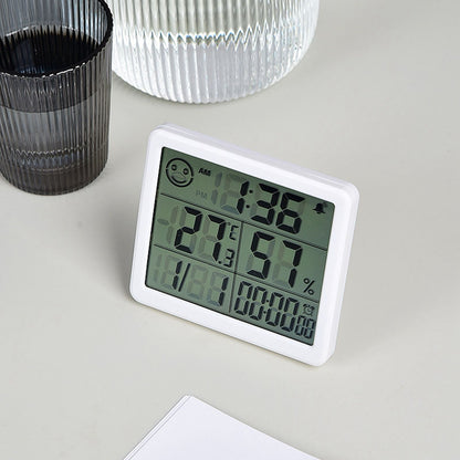 Digital Thermometer Hygrometer Alarm Clock Sensitive Induction High Accuracy Electronic Hygrometer with 5in V1294-YM0523-3113220061511