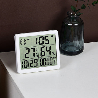 Digital Thermometer Hygrometer Alarm Clock Sensitive Induction High Accuracy Electronic Hygrometer with 5in V1294-YM0523-3113220061511