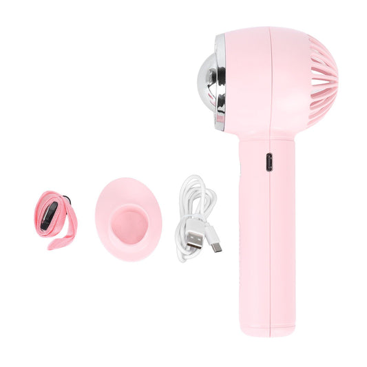 Handheld Fan 3 Speeds USB Charging Strong Wind Lightweight 1200mAh Battery Portable Fan Handheld for Office V1294-YM0523-3113220062212