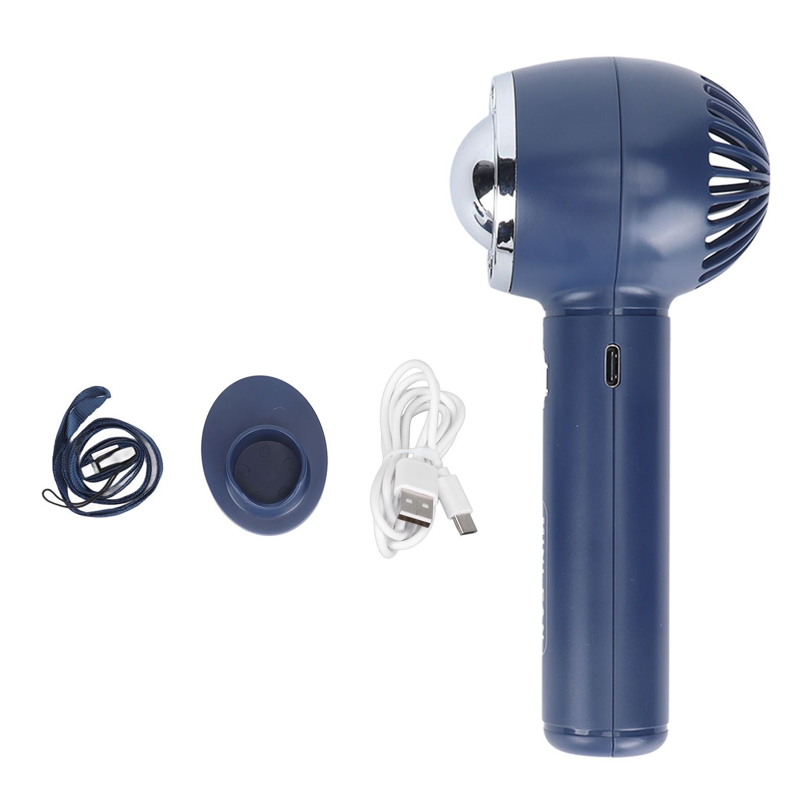 Handheld Fan 3 Speeds USB Charging Strong Wind Lightweight 1200mAh Battery Portable Fan Handheld for Office V1294-YM0523-3113220062213
