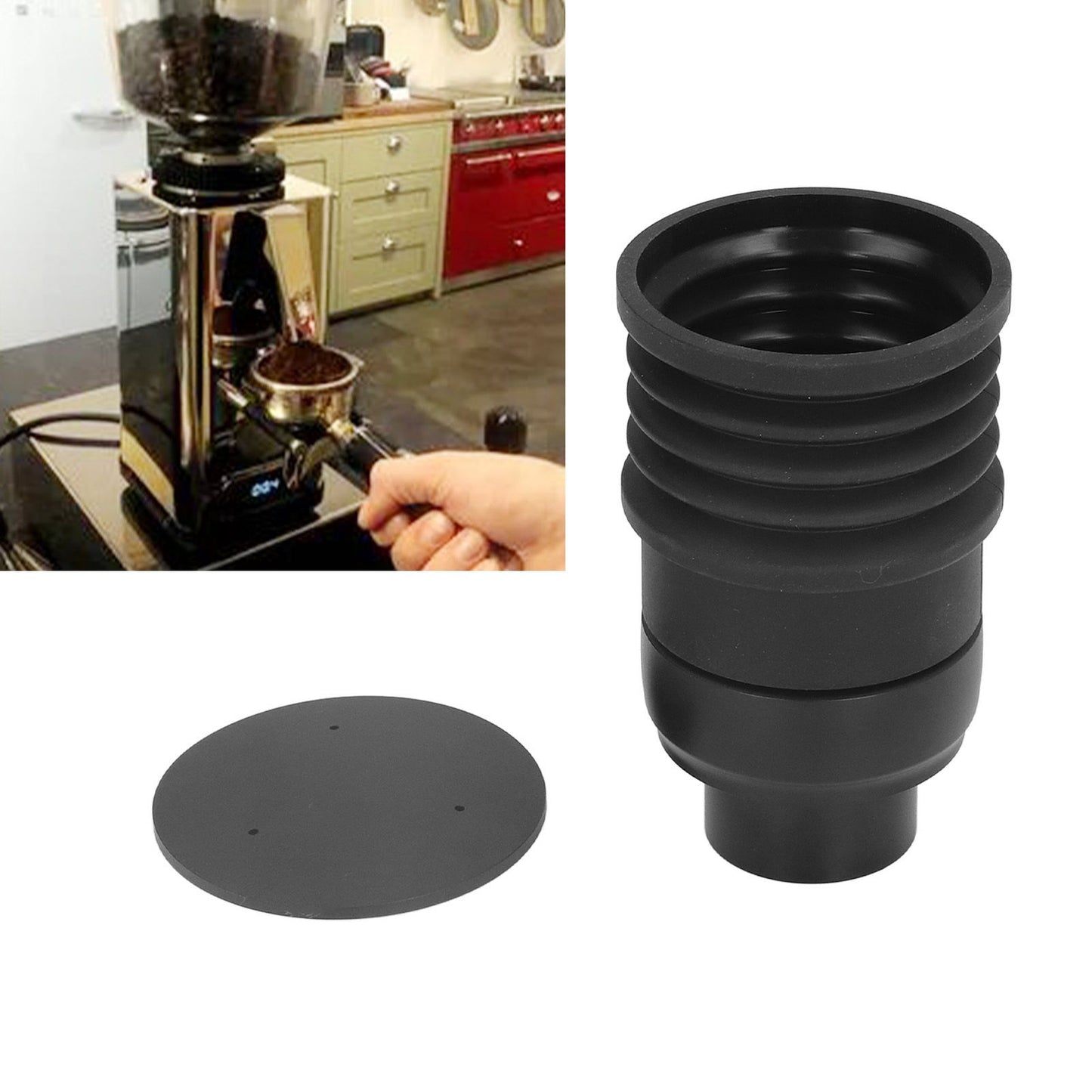 Coffee Grinder Bean Bin Blowing Bean Bin Set Grinder Cleaning Tool Accessories for ECM Coffee Grinder V1294-YM0523-3113220064711