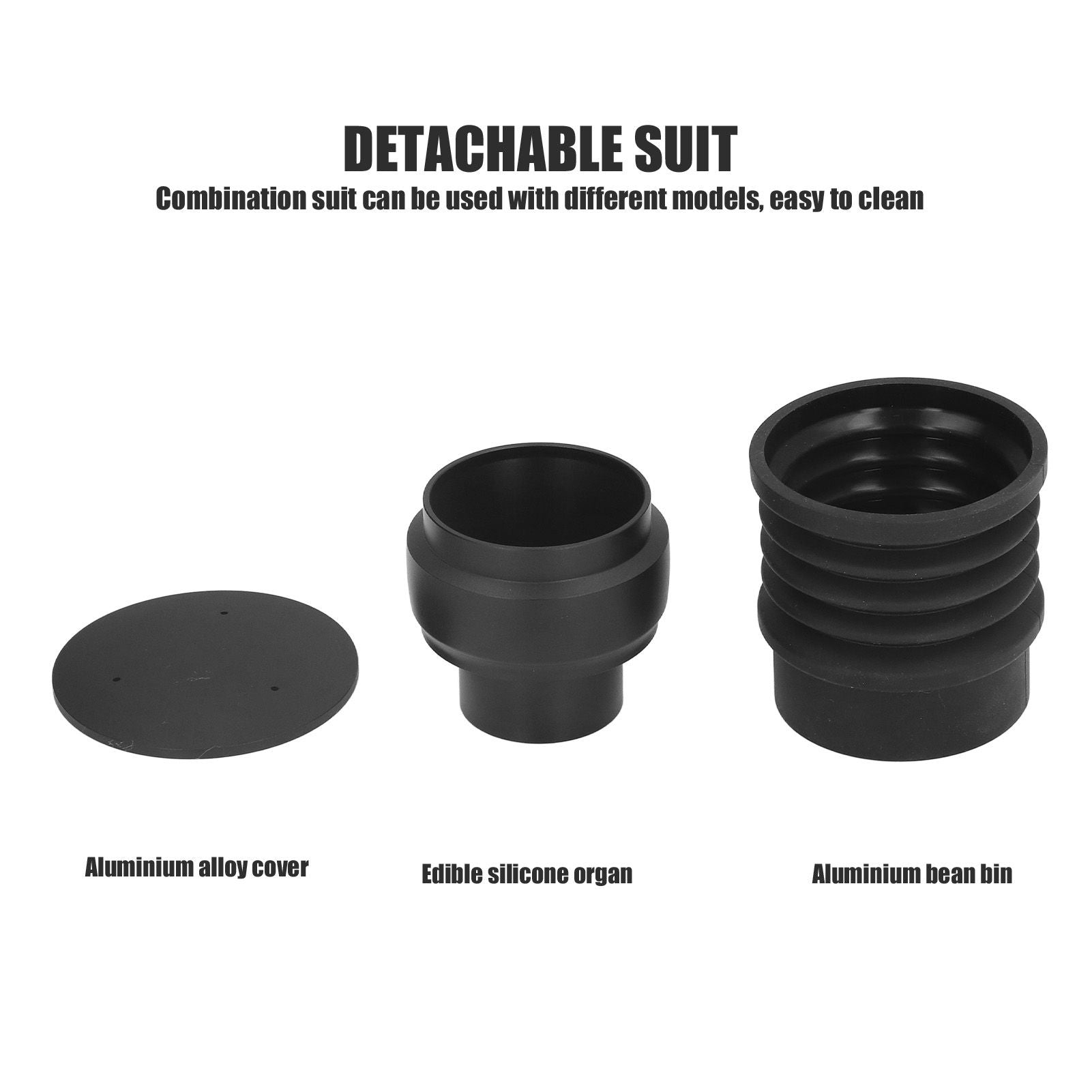 Coffee Grinder Bean Bin Blowing Bean Bin Set Grinder Cleaning Tool Accessories for ECM Coffee Grinder V1294-YM0523-3113220064711