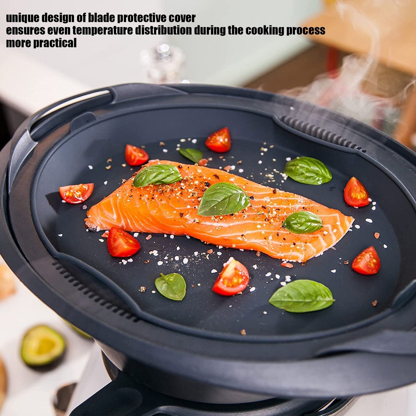 High Temperature Resistant Silicone Pan Food Processor Blade Protector for Vorwerk Thermomix TM5 TM6 TM31 V1294-YM0523-3113220064911