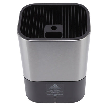 Knife Block Holder Plug in Type Stainless Steel Knife Organizer for Home Kitchen Restaurant 5V V1294-YM0523-3113220065111