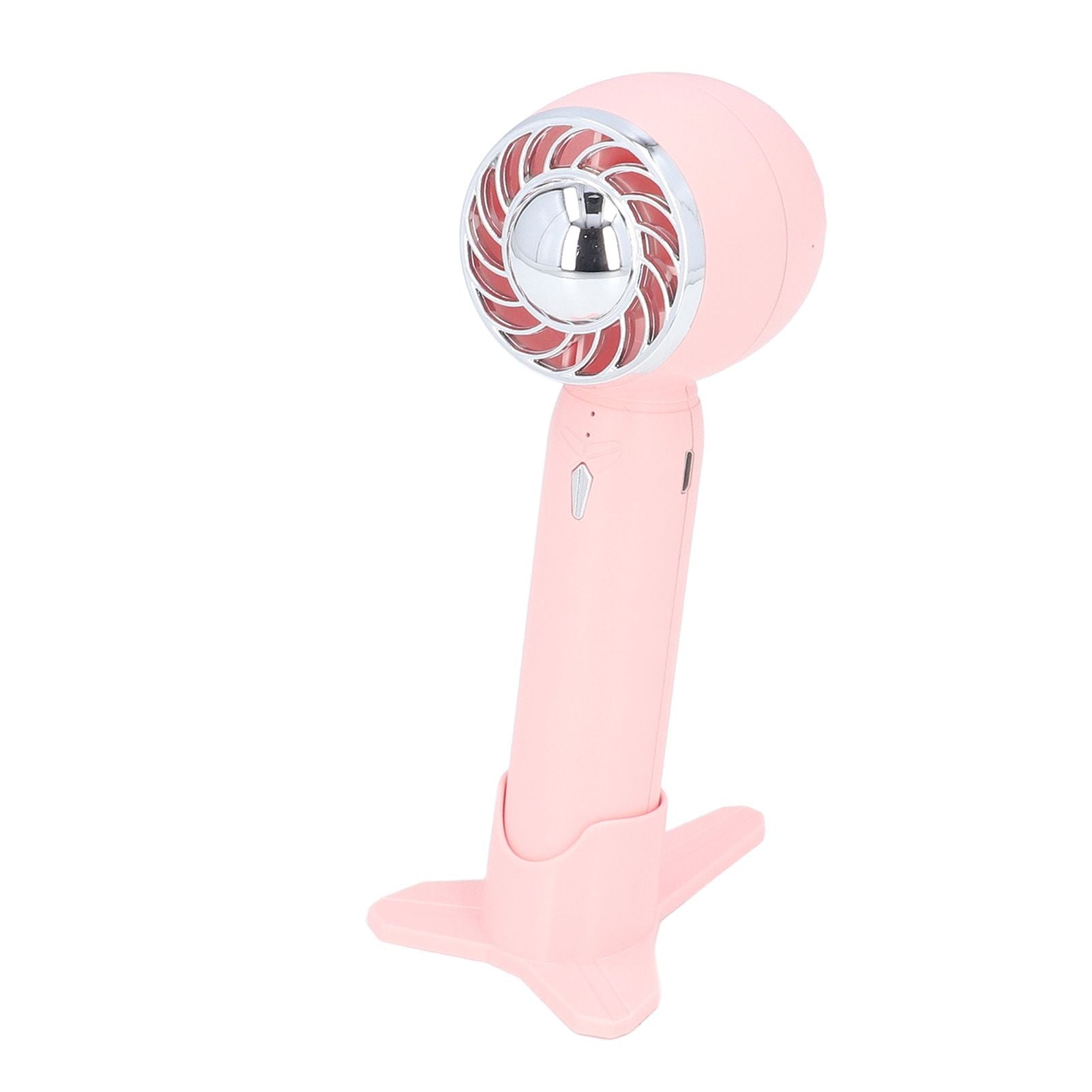 Handheld Fan USB Charging 3 Speeds 2000mAh Mini Portable Desktop Fan for Travel School Office Pink V1294-YM0523-3113220067012
