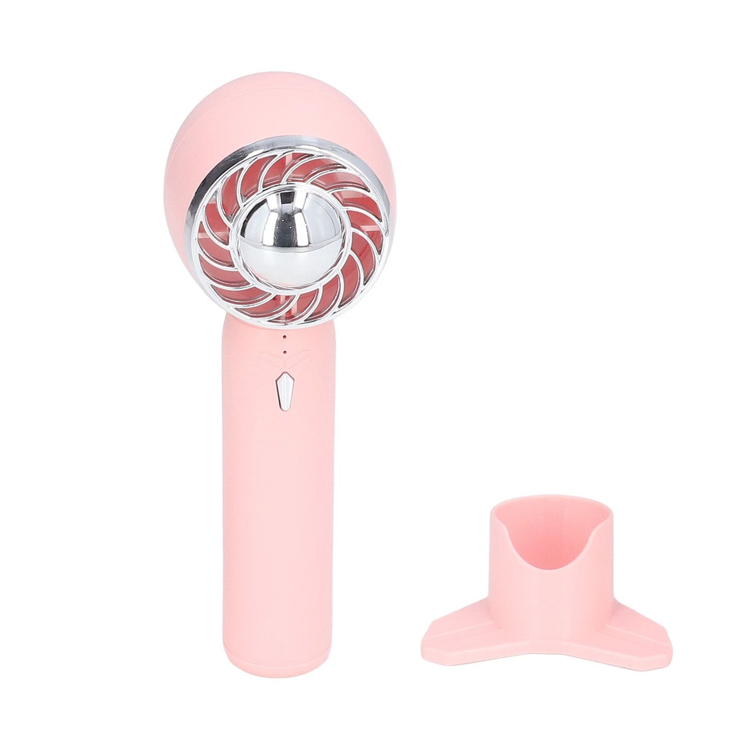 Handheld Fan USB Charging 3 Speeds 2000mAh Mini Portable Desktop Fan for Travel School Office Pink V1294-YM0523-3113220067012