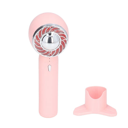 Handheld Fan USB Charging 3 Speeds 2000mAh Mini Portable Desktop Fan for Travel School Office Pink V1294-YM0523-3113220067012