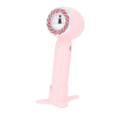 Handheld Fan USB Charging 3 Speeds 2000mAh Mini Portable Desktop Fan for Travel School Office Pink V1294-YM0523-3113220067012