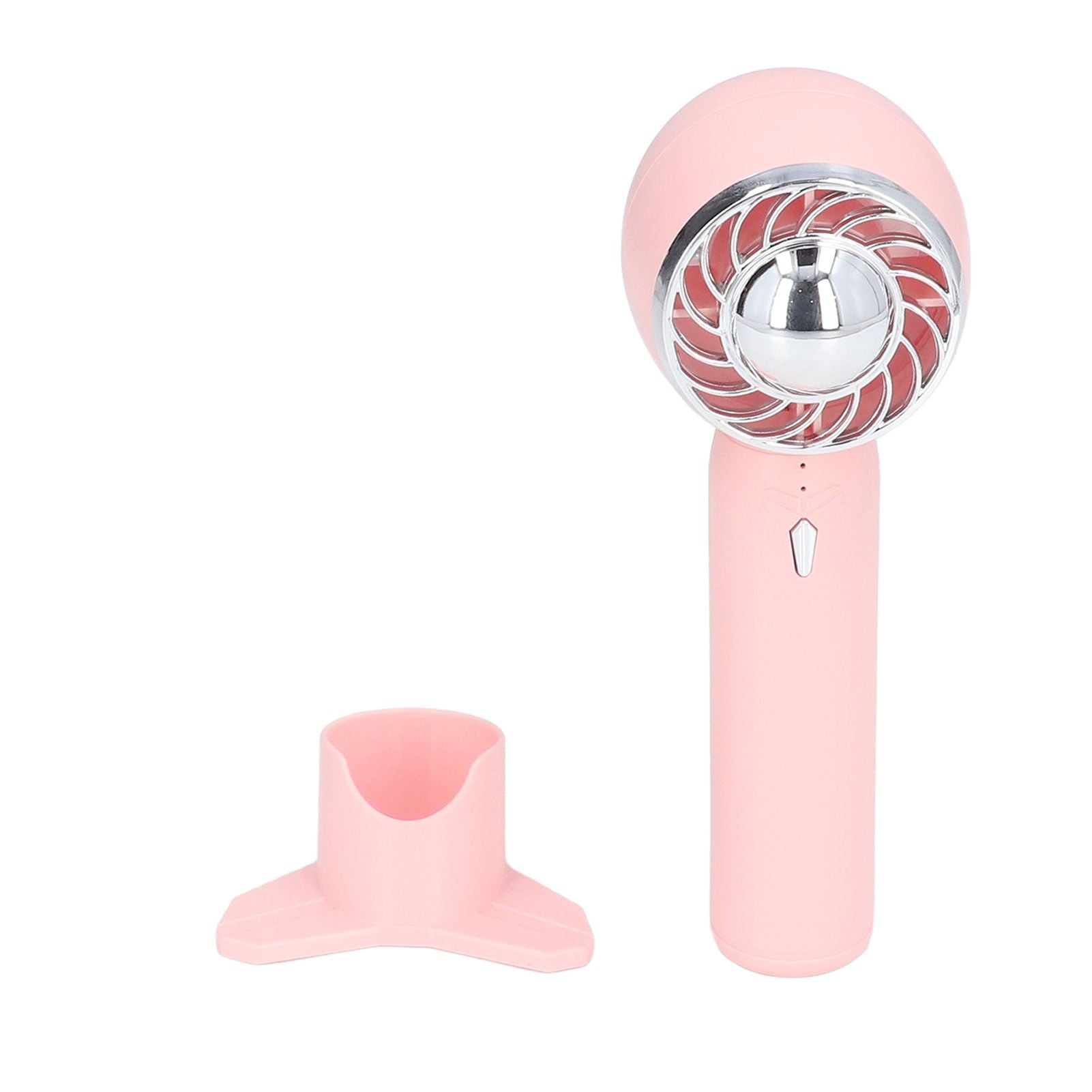 Handheld Fan USB Charging 3 Speeds 2000mAh Mini Portable Desktop Fan for Travel School Office Pink V1294-YM0523-3113220067012