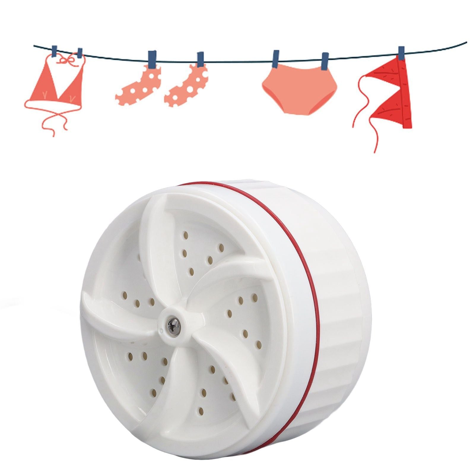 Mini Washing Machine USB Power 30 Mins Washing Water Saving Stable Auto Off Portable Washing Machine for V1294-YM0523-3113220067311