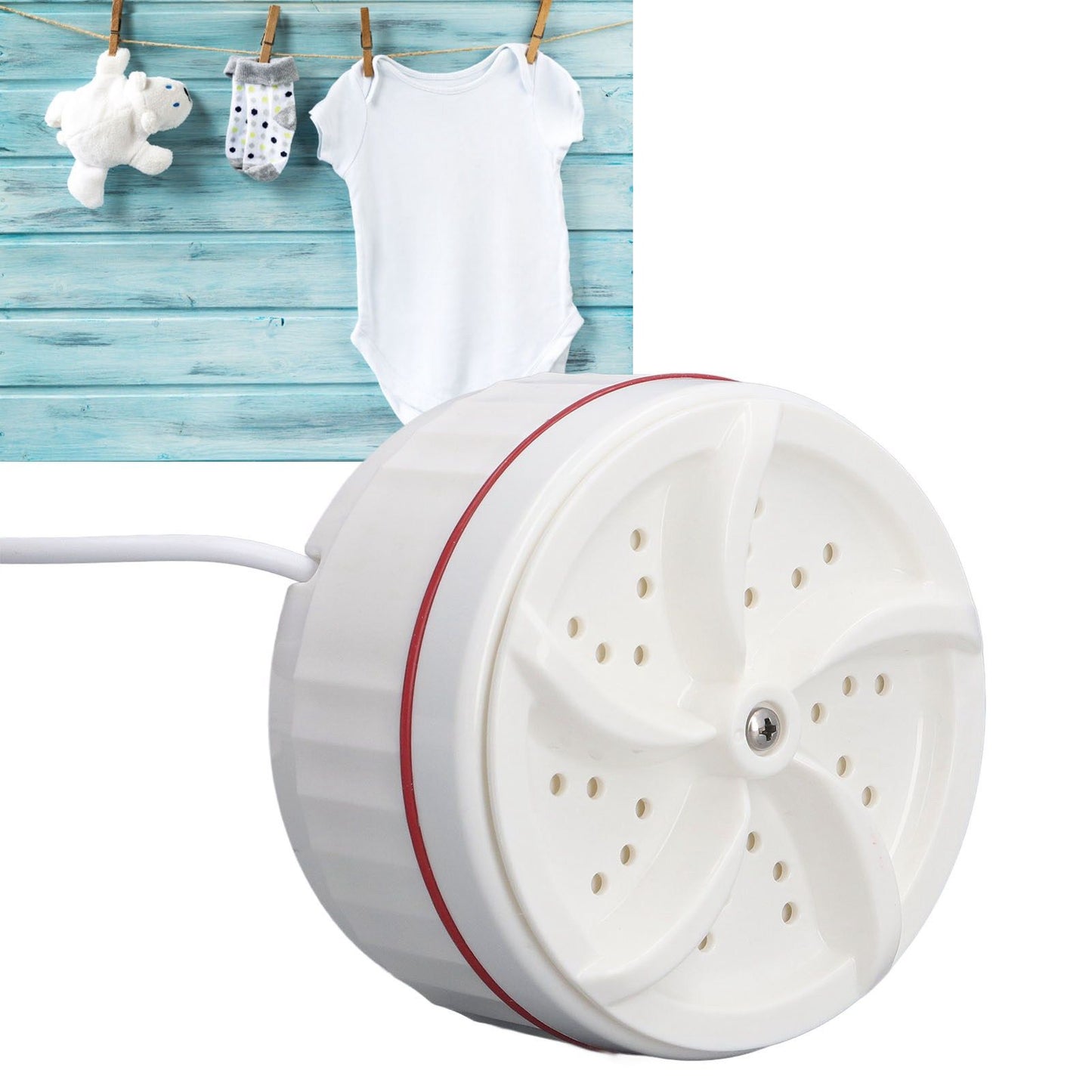 Mini Washing Machine USB Power 30 Mins Washing Water Saving Stable Auto Off Portable Washing Machine for V1294-YM0523-3113220067311
