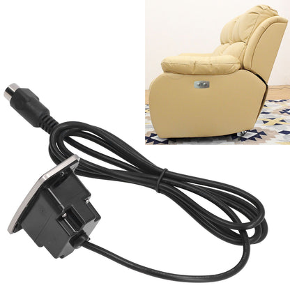 Recliner Switch USB Socket Charging Straight 5 Pin Light Free Electric Sofa Controller for Home Bedroom V1294-YM0523-3113220070211