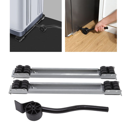 Heavy Duty Extendable Appliance Roller 300KG Load Bearing Detachable Double Row 24 Wheels Appliances Sliders V1294-YM0523-3113220075211