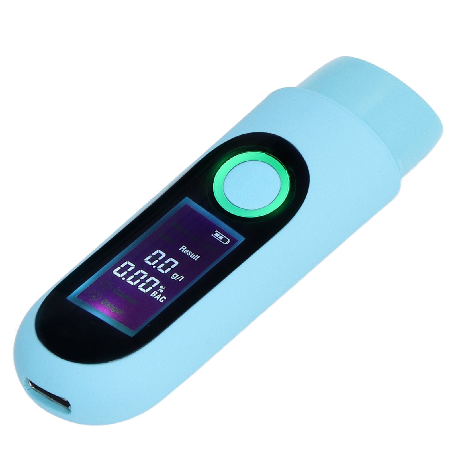 Alcohol Tester LCD 3 Color Display USB Charging Blowing Contactless Testing Alcohol Tester for Professional V1294-YM0523-3113220075713