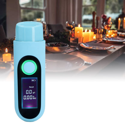 Alcohol Tester LCD 3 Color Display USB Charging Blowing Contactless Testing Alcohol Tester for Professional V1294-YM0523-3113220075713