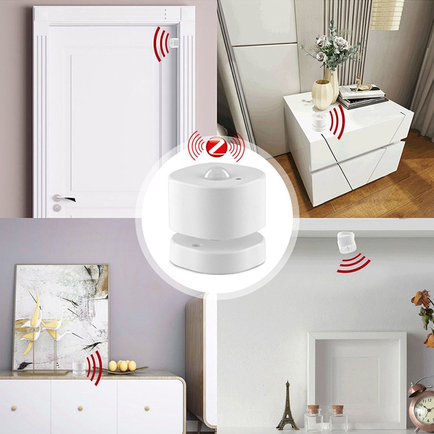 Smart PIR Motion Sensor APP Remote Control Human Body Sensor Detector for ZigBee for Tuya for Home Security V1294-YM0523-3113220077611