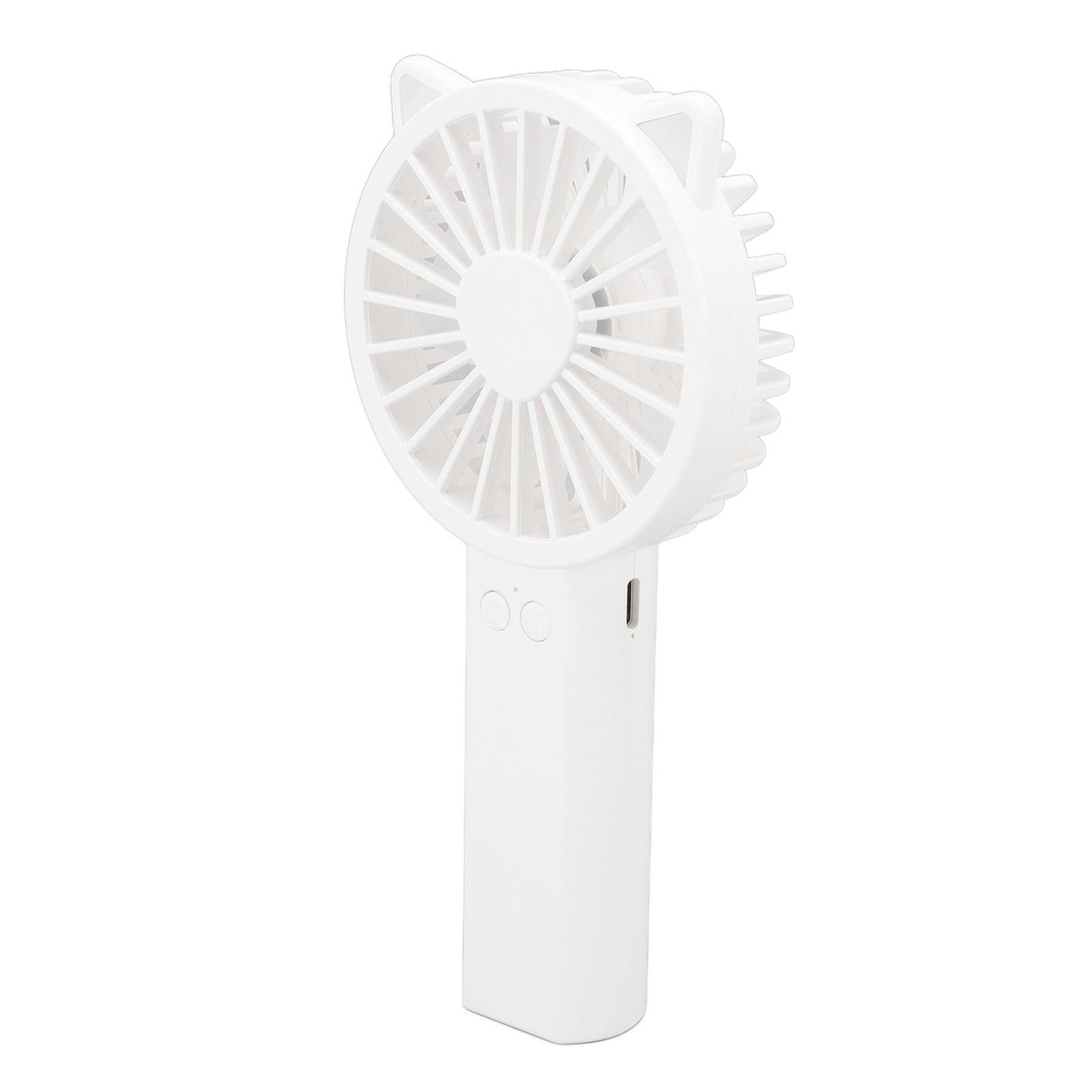 Handheld Mini Fan 3 Different Wind Speeds USB Charging Low Noise Small Fan with Light for Office Dormitory V1294-YM0523-3113220077911