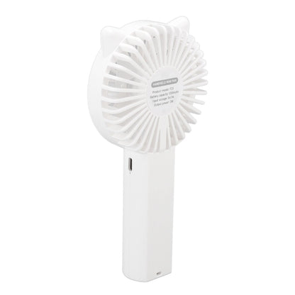 Handheld Mini Fan 3 Different Wind Speeds USB Charging Low Noise Small Fan with Light for Office Dormitory V1294-YM0523-3113220077911