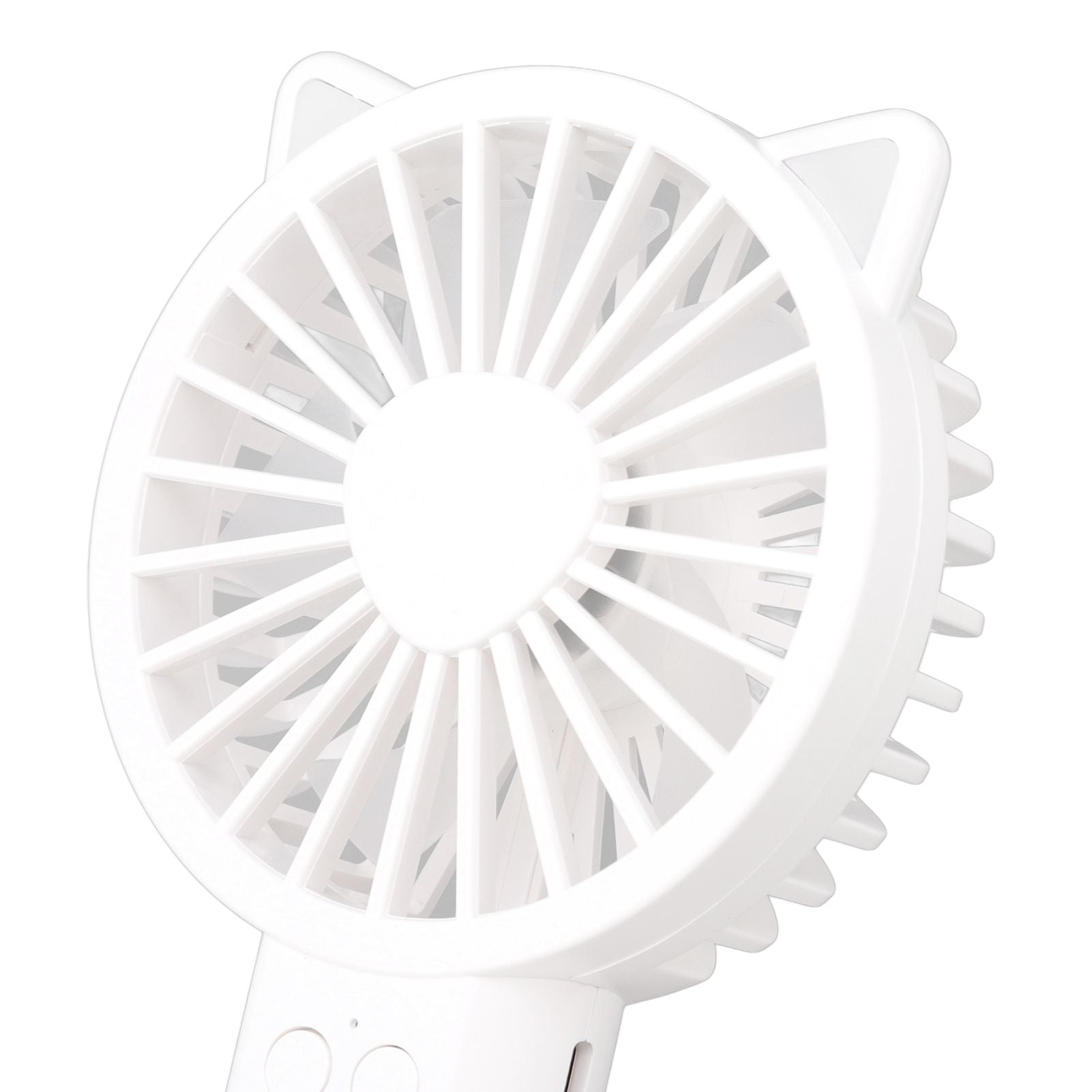 Handheld Mini Fan 3 Different Wind Speeds USB Charging Low Noise Small Fan with Light for Office Dormitory V1294-YM0523-3113220077911