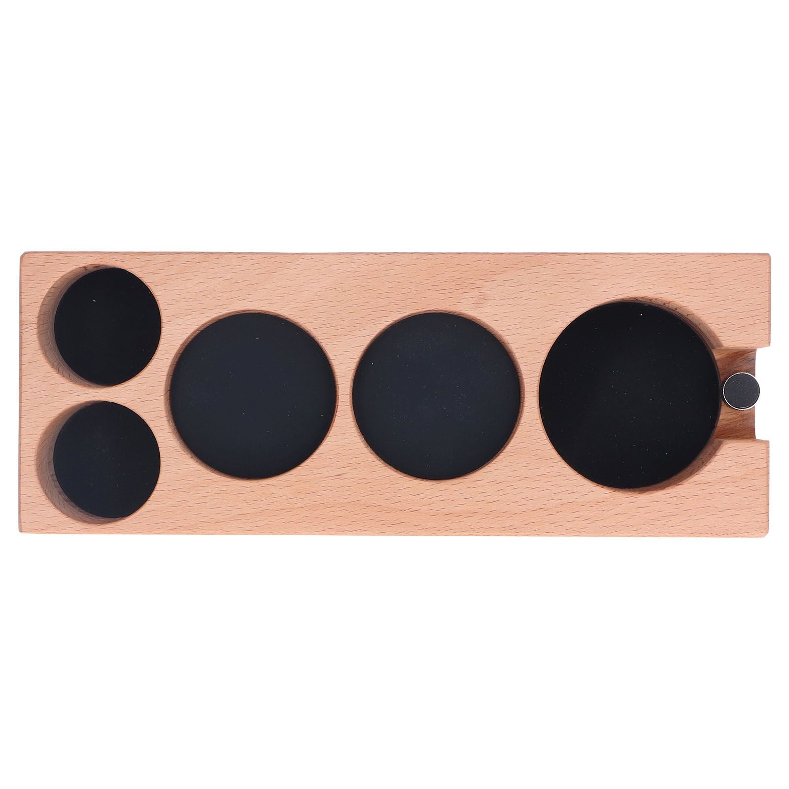 Coffee Tamper Holder Multifunction Food Safe Wooden Coffee Tamping Station for Coffee Lovers V1294-YM0523-3113220079411