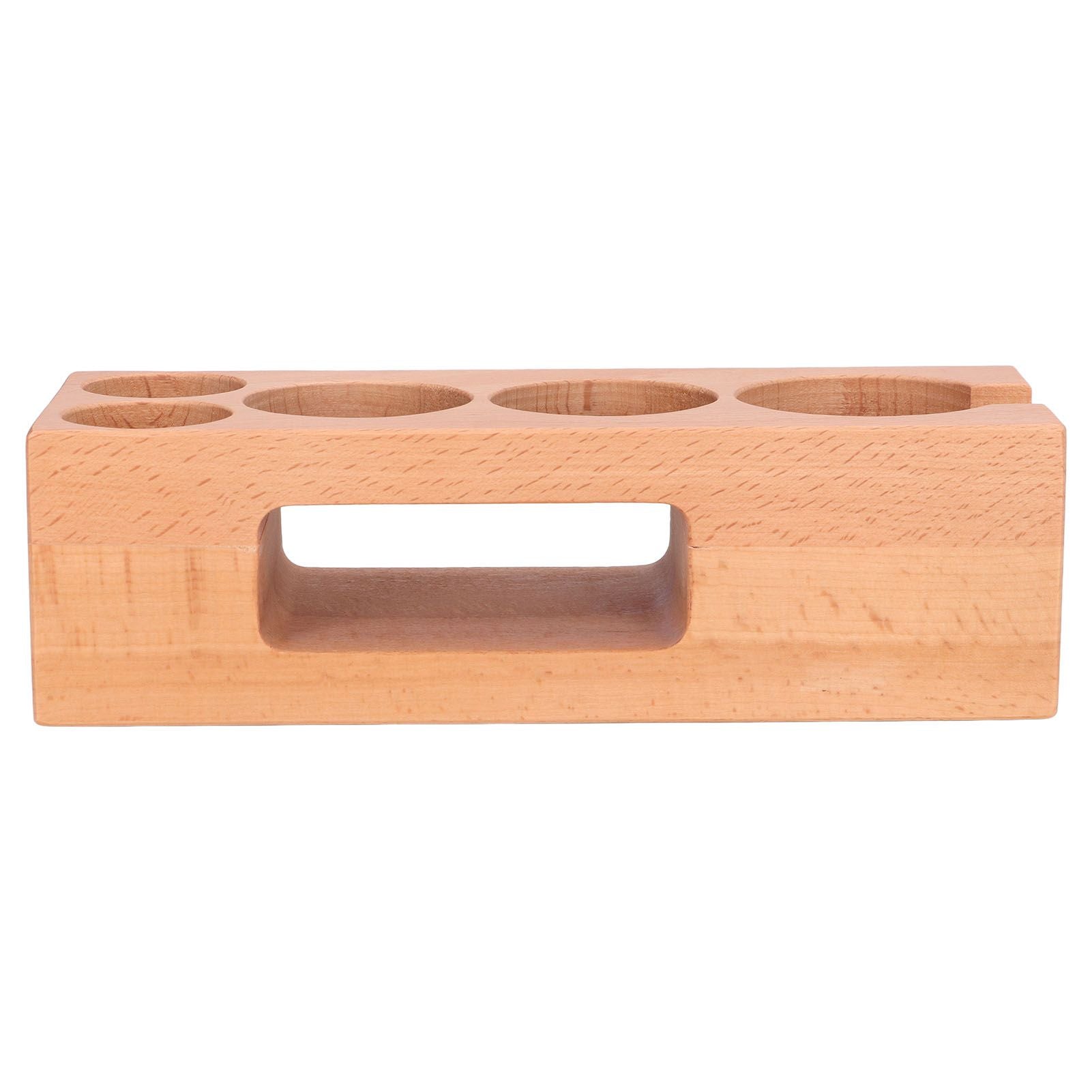 Coffee Tamper Holder Multifunction Food Safe Wooden Coffee Tamping Station for Coffee Lovers V1294-YM0523-3113220079411