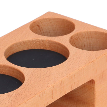 Coffee Tamper Holder Multifunction Food Safe Wooden Coffee Tamping Station for Coffee Lovers V1294-YM0523-3113220079411