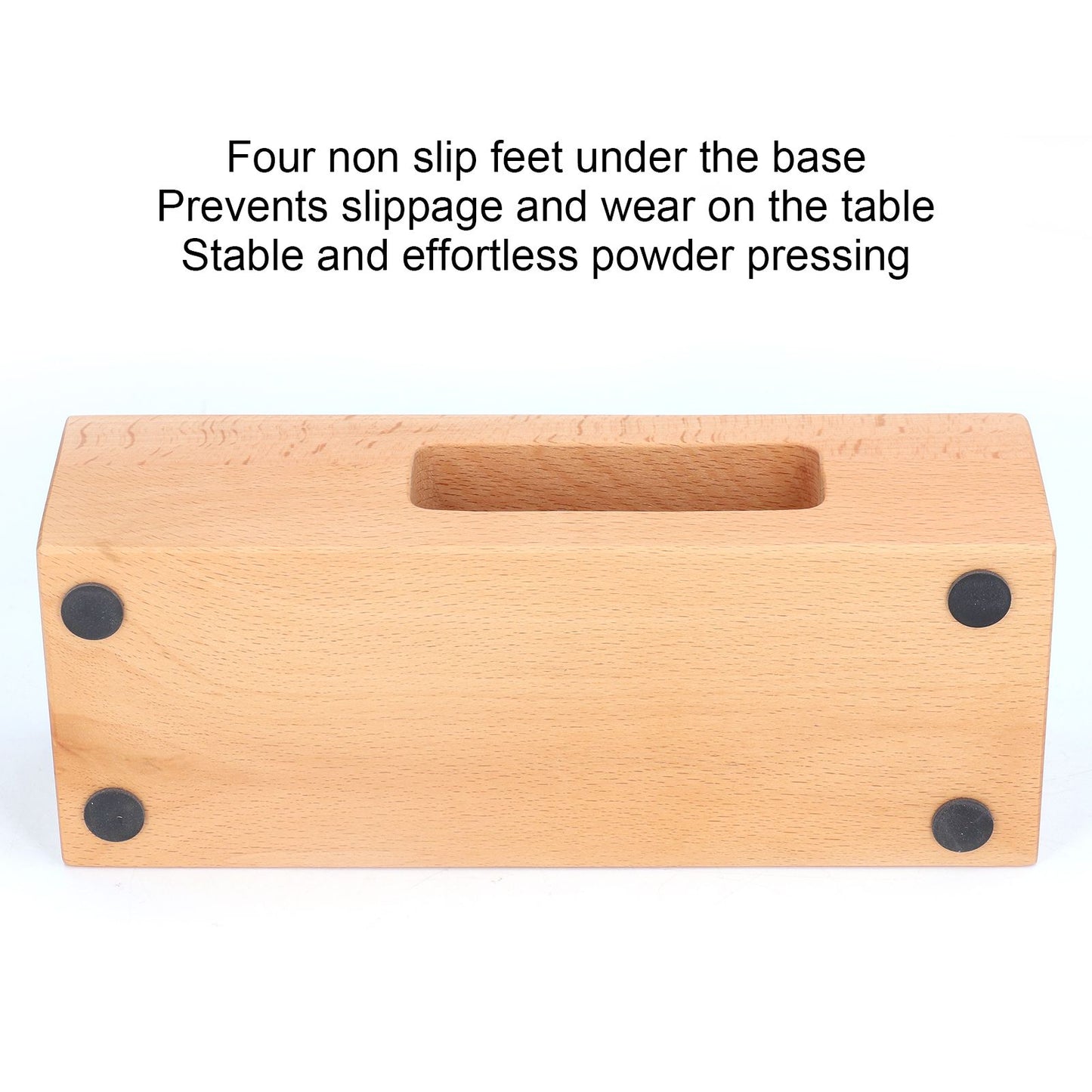 Coffee Tamper Holder Multifunction Food Safe Wooden Coffee Tamping Station for Coffee Lovers V1294-YM0523-3113220079411