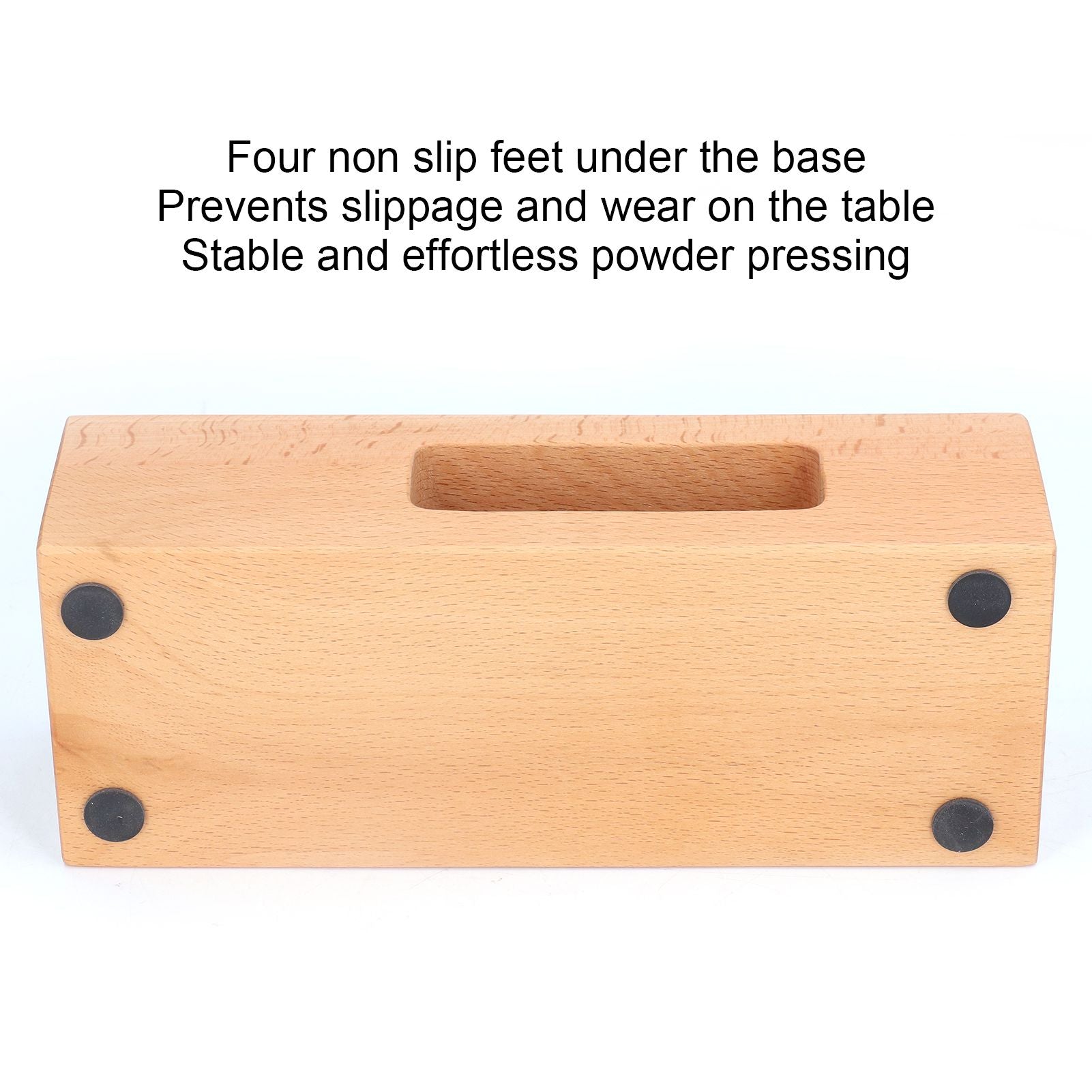 Coffee Tamper Holder Multifunction Food Safe Wooden Coffee Tamping Station for Coffee Lovers V1294-YM0523-3113220079411