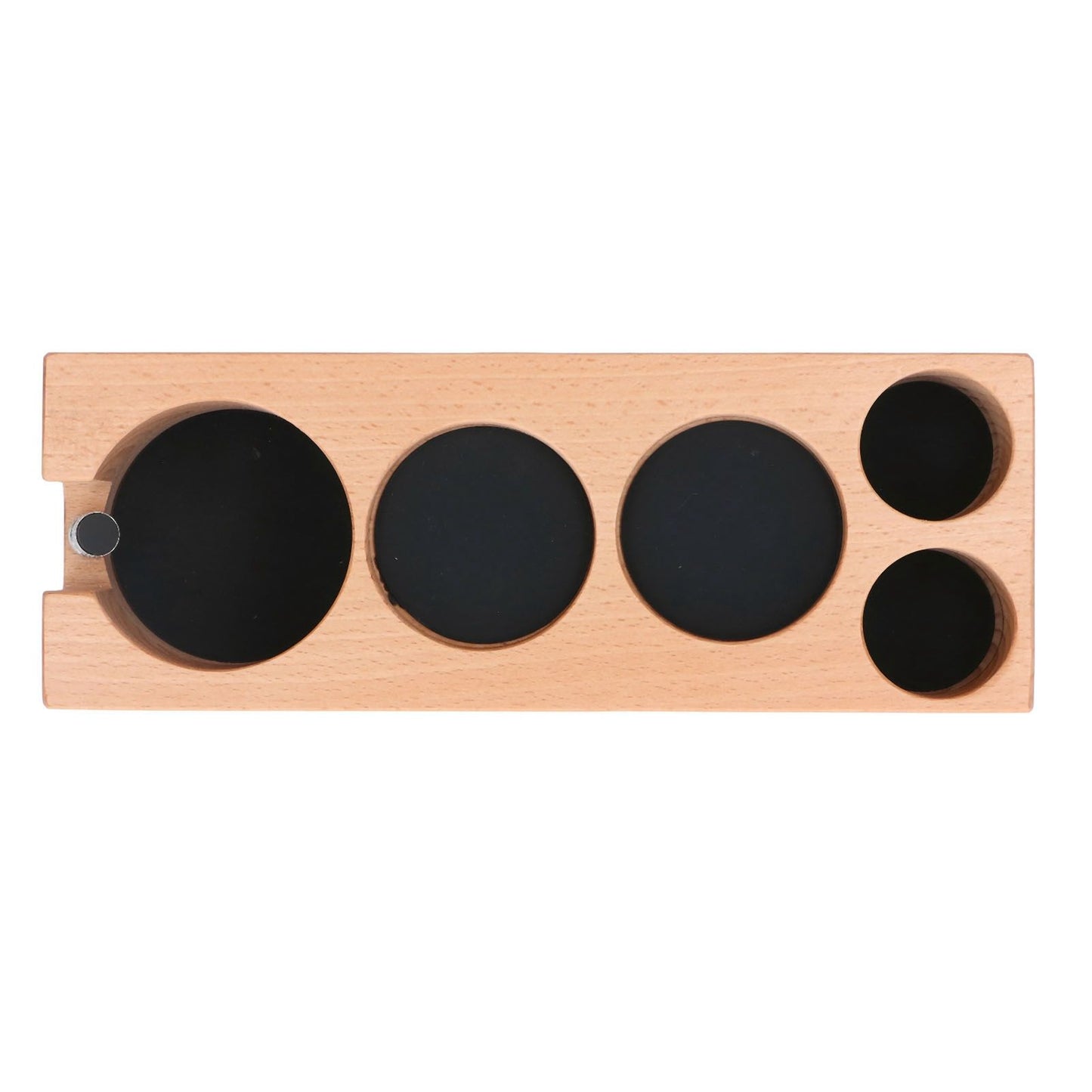 Wood Coffee Filter Tamper Holder Multifunction Wooden Coffee Tamper Mat for 2.3in Coffee Machine Handle V1294-YM0523-3113220079511