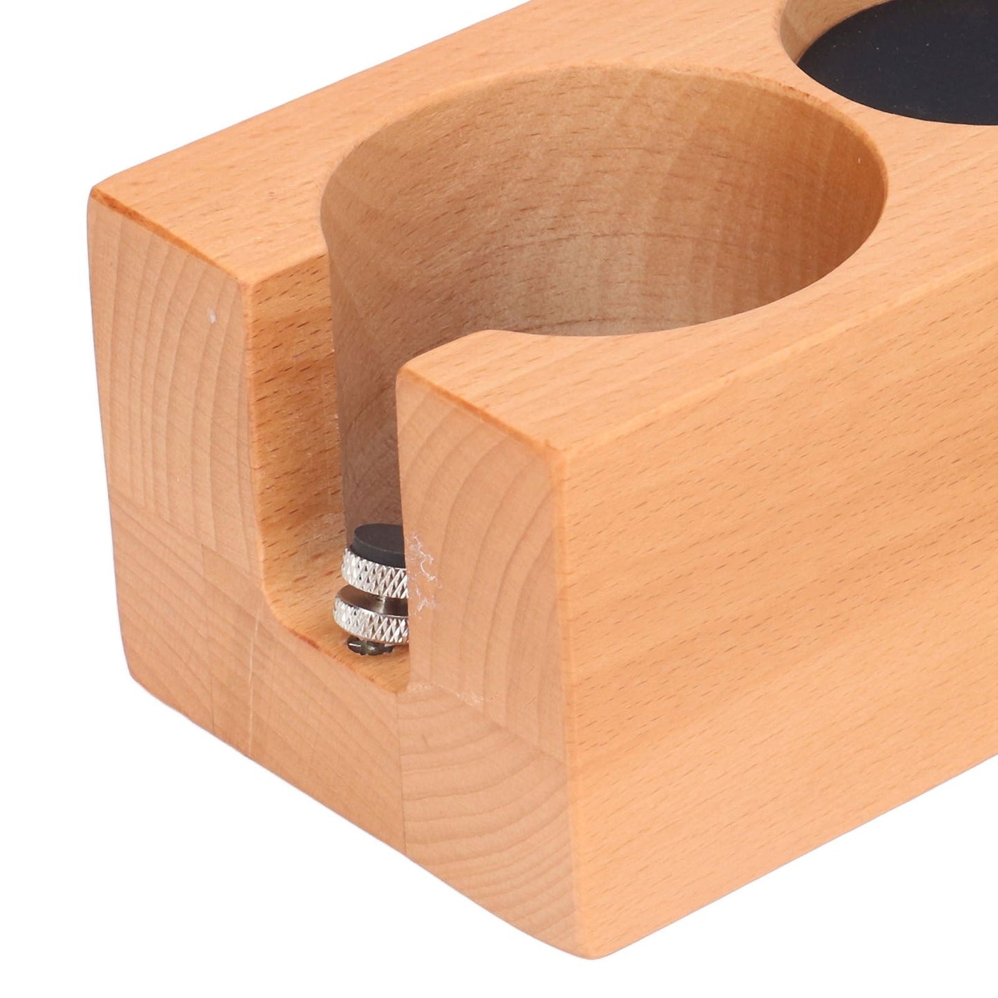 Wood Coffee Filter Tamper Holder Multifunction Wooden Coffee Tamper Mat for 2.3in Coffee Machine Handle V1294-YM0523-3113220079511