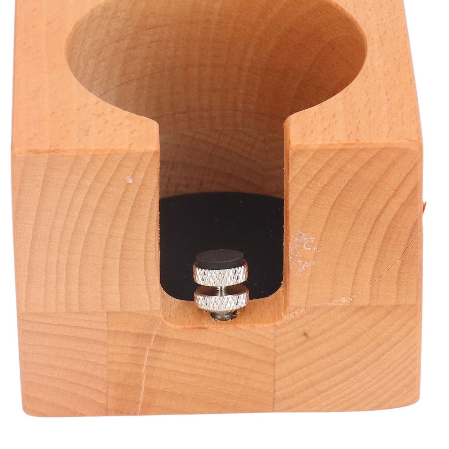 Wood Coffee Filter Tamper Holder Multifunction Wooden Coffee Tamper Mat for 2.3in Coffee Machine Handle V1294-YM0523-3113220079511