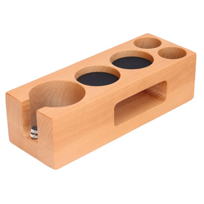 Wood Coffee Filter Tamper Holder Multifunction Wooden Coffee Tamper Mat for 2.3in Coffee Machine Handle V1294-YM0523-3113220079511
