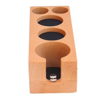 Wood Coffee Filter Tamper Holder Multifunction Wooden Coffee Tamper Mat for 2.3in Coffee Machine Handle V1294-YM0523-3113220079511