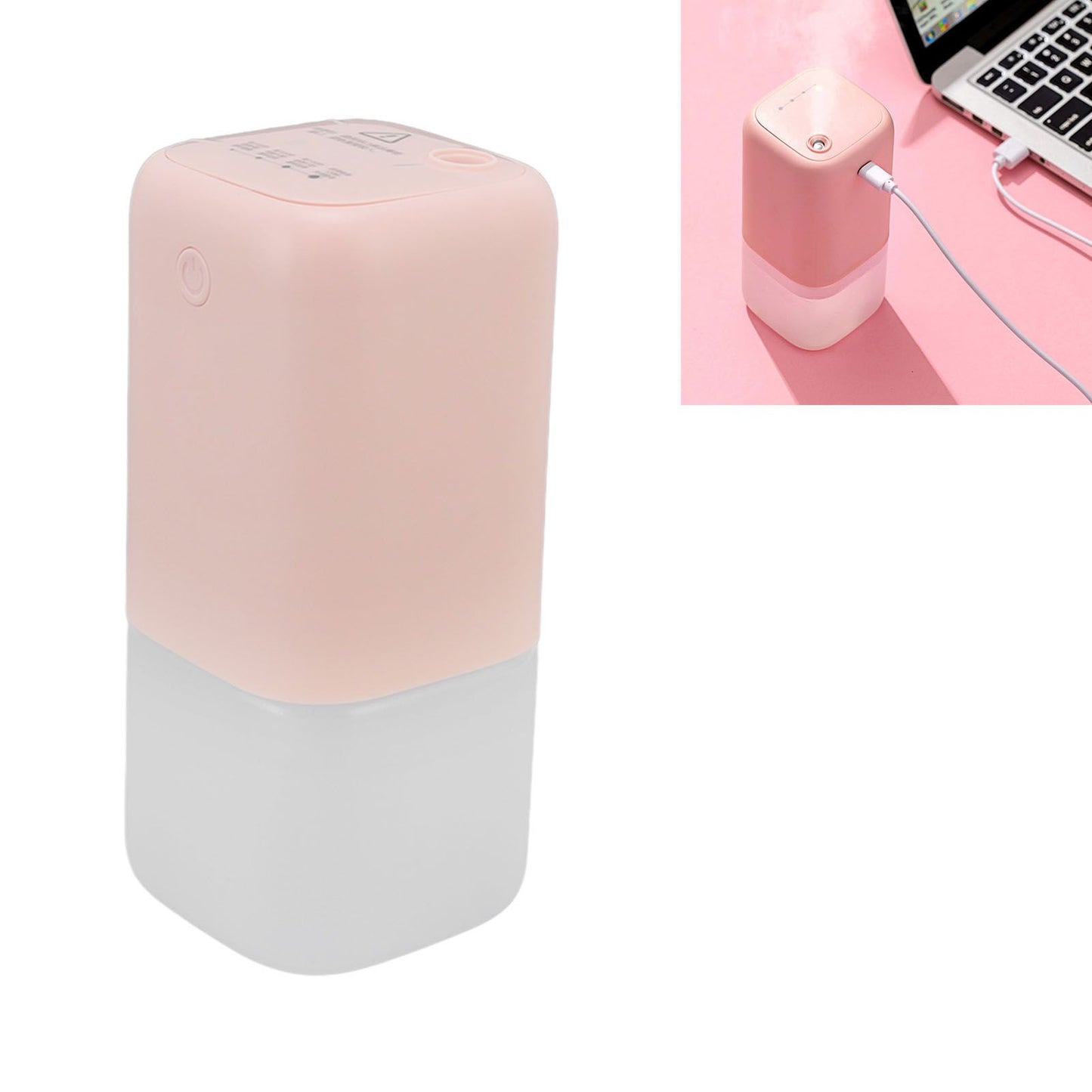 Essential Oil Diffuser Removable Ultra Silent Heating Thorough Atomization Air Humidifier 150ML Pink V1294-YM0523-3113220080312